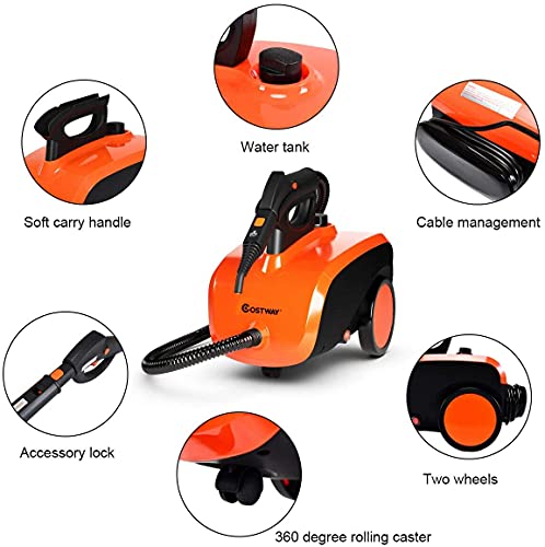 Costway Heavy Duty Steam Cleaner with 19 Accessories