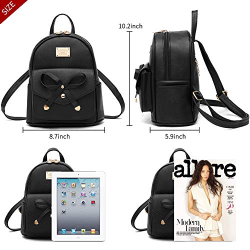 Cute Leather Mini Backpack for Women