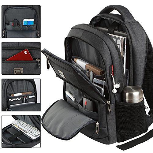 Laptop Backpack, Black (15.6 in)