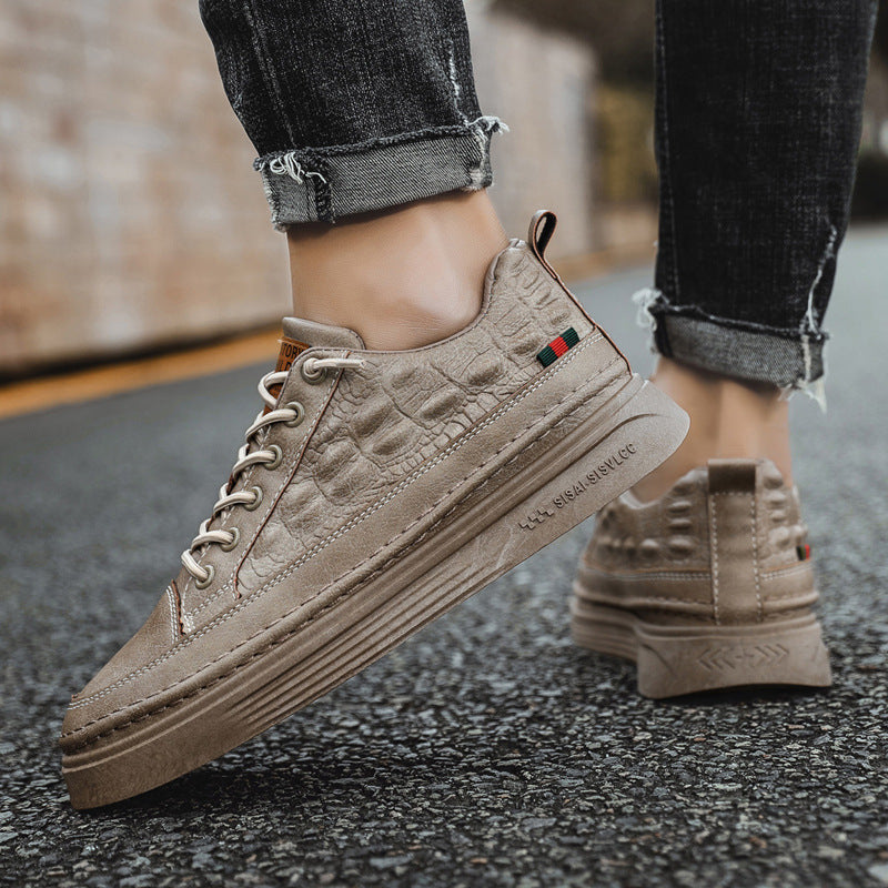 Trendy Men's Flat Skate Shoes