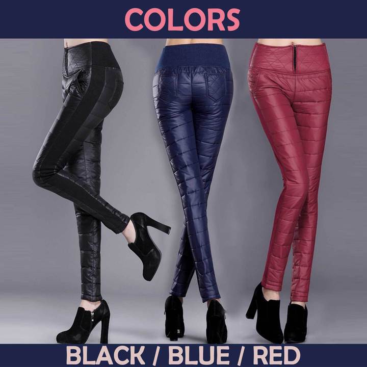 High Waist Women's Down Pants