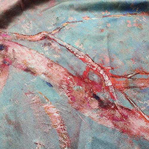 Art Printed Cashmere Feel Scarf