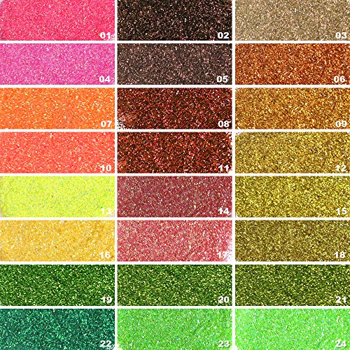 Teenitor 48 Colors Glitter Set