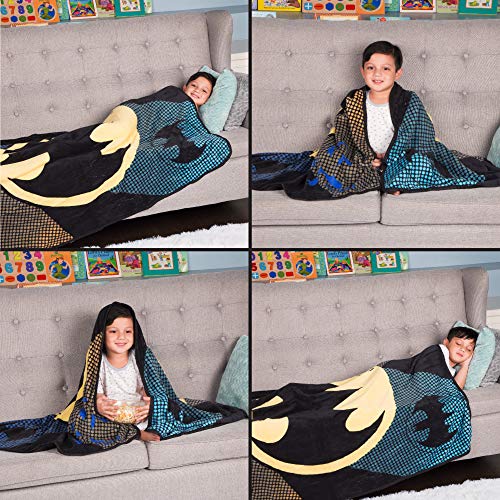 Batman Kids Bedding Soft Plush Microfiber Throw - 46