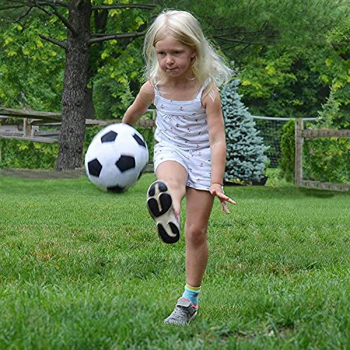 T PLAY Plush Soccer Balls Fluffy Stuffed Soccer Ball Plush Pillow Soft Plush Soccer Ball Pillow Durable Soccer Ball Stuffed Toy Stuff Soccerball Gift for Kids Boy Baby 7