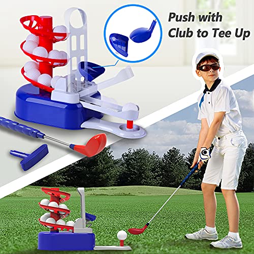 iPlay, iLearn Kids Golf Toys Set - Indoor/Outdoor Sport Toy with Club Equipment