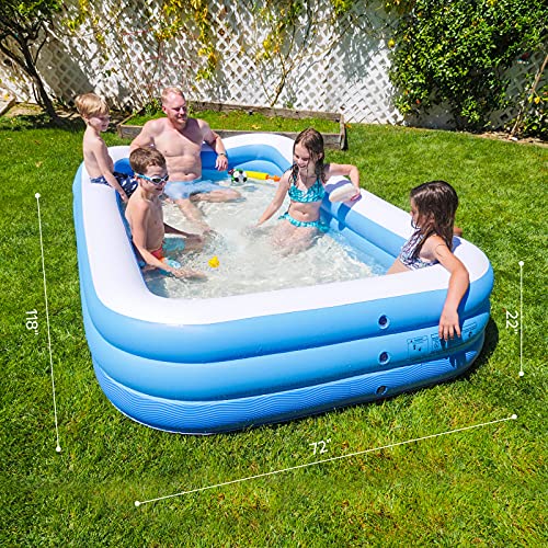 QPAU Full-Sized Inflatable Swimming Pool