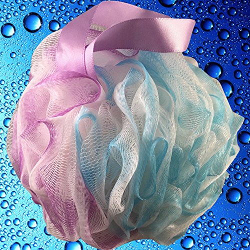 Shower Bouquet Loofah Bath-Sponge Swirl-Set-XL-75g