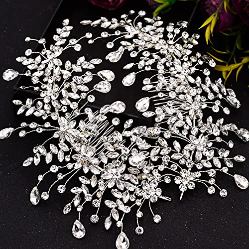 Rhinestone Bridal Hair Comb Accessories