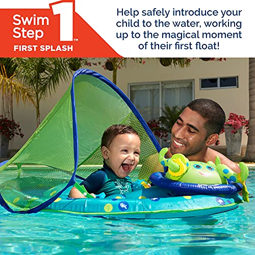 Inflatable Baby Octopus Pool Float with Canopy