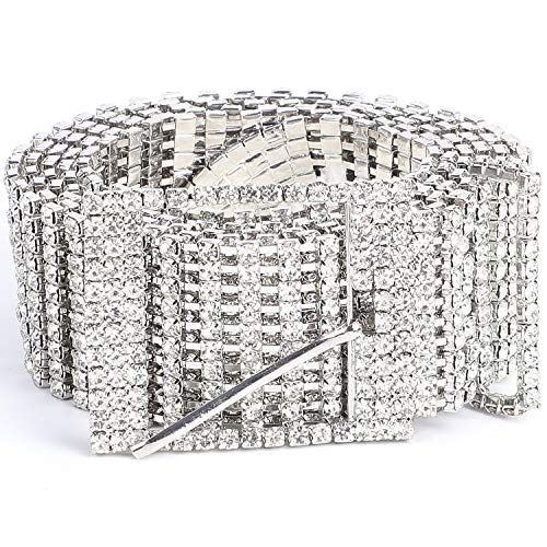 Sparkling Rhinestone Waist Belt for Women by WHIPPY