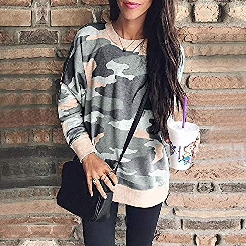 Camo Leopard Print Sweatshirt