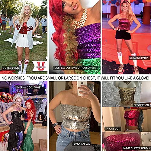 Alivila.Y Sparkling Sequin Tube Top
