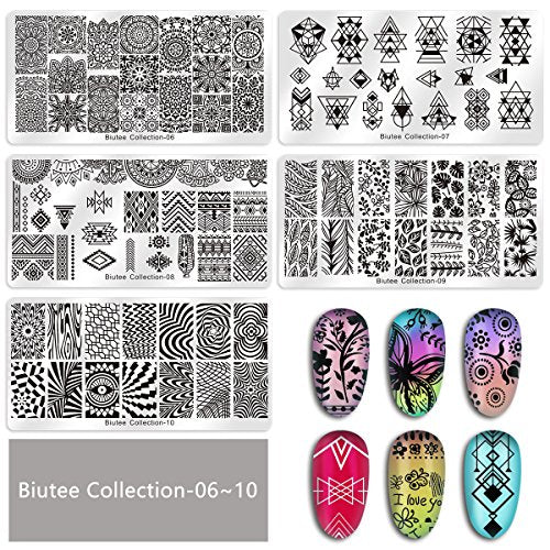 Nail Stamp Plates Set