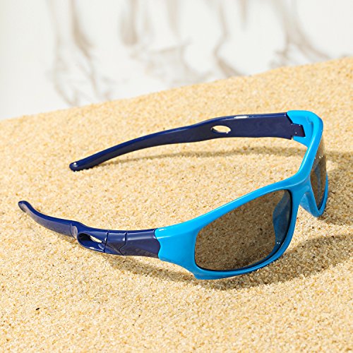 Polarized Sports Sunglasses (Baby Blue)