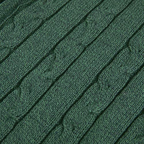 Kid Nation Boys' Full Zip Cardigan Sweater, Green