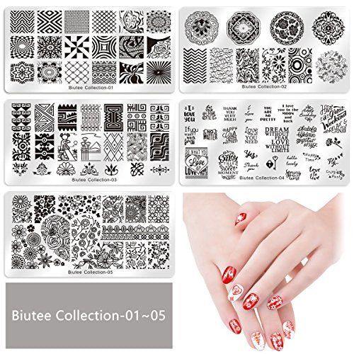 Nail Stamp Plates Set