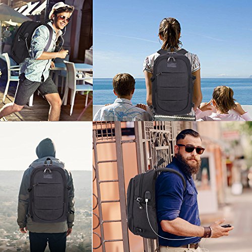Anti-Theft Travel Laptop Backpack, (15.6 in)