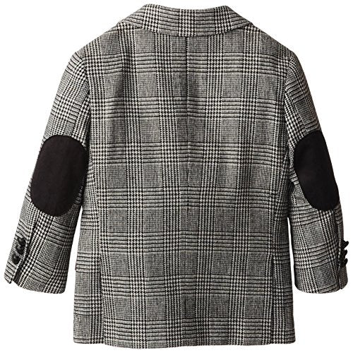 a.x.n.y. Little Boys' Wool Plaid Blazer, Grey, Size 5