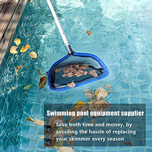 Poolvio Heavy Duty Leaf Skimmer with Deep Net Bag & Aluminum Frame