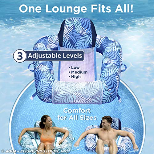 AQUA Inflatable Zero Gravity Pool Chair Lounge