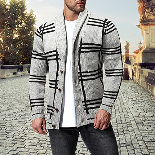 Classic Plaid Cardigan Sweater