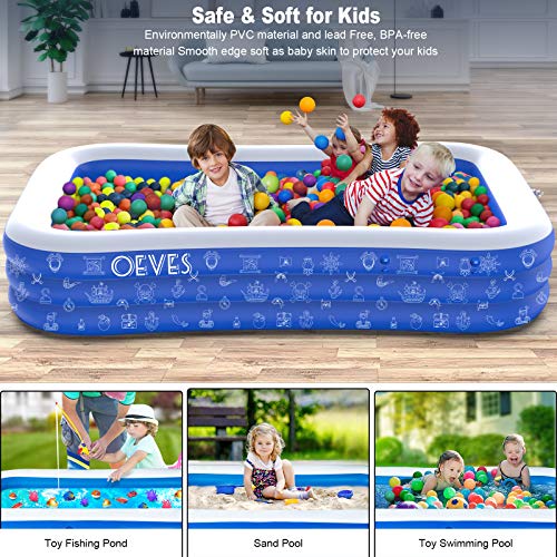 Inflatable Swimming Pool with Canopy