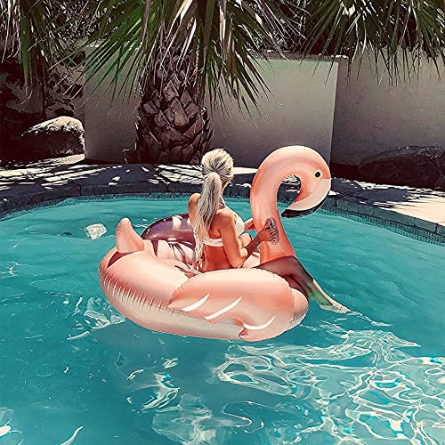Inflatable Giant Flamingo Swimming Floating Raft
