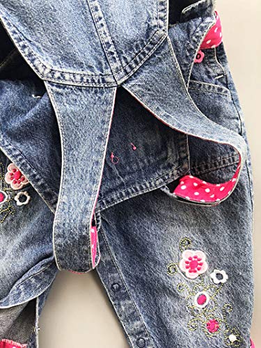 Baby Girl's Denim Overalls