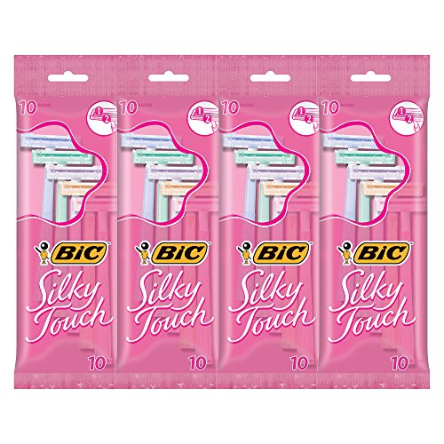 BIC Silky Touch Women's Disposable Razor (Pack of 40)
