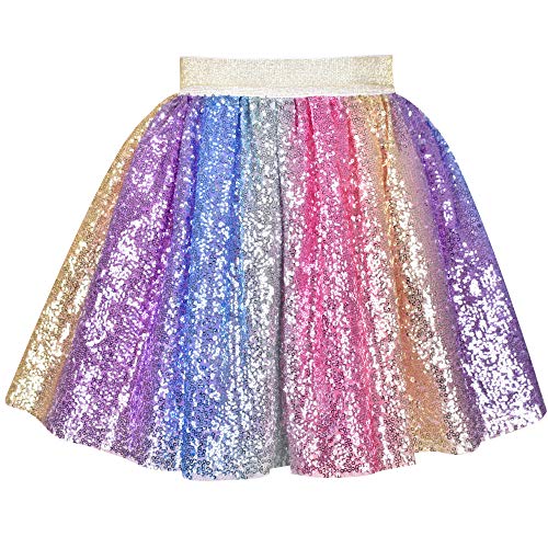 Rainbow Unicorn Sequin Tutu for Girls