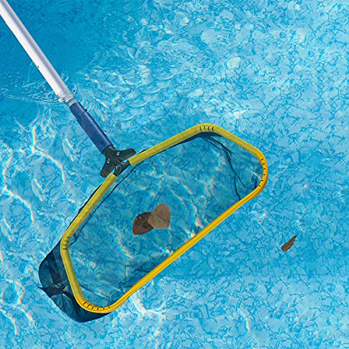 Pool Skimmer Net with Detachable Aluminum Frame and Deep Bag