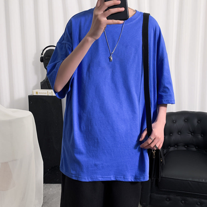 Half-sleeve Cotton Tops for Boys