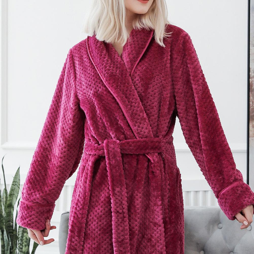 Winter Fleece Bath Robes for Men and Women
