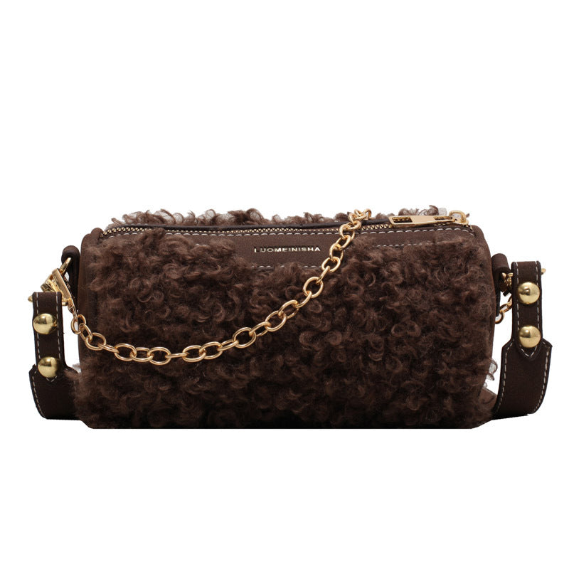 Lamb Plush Duffel Bag
