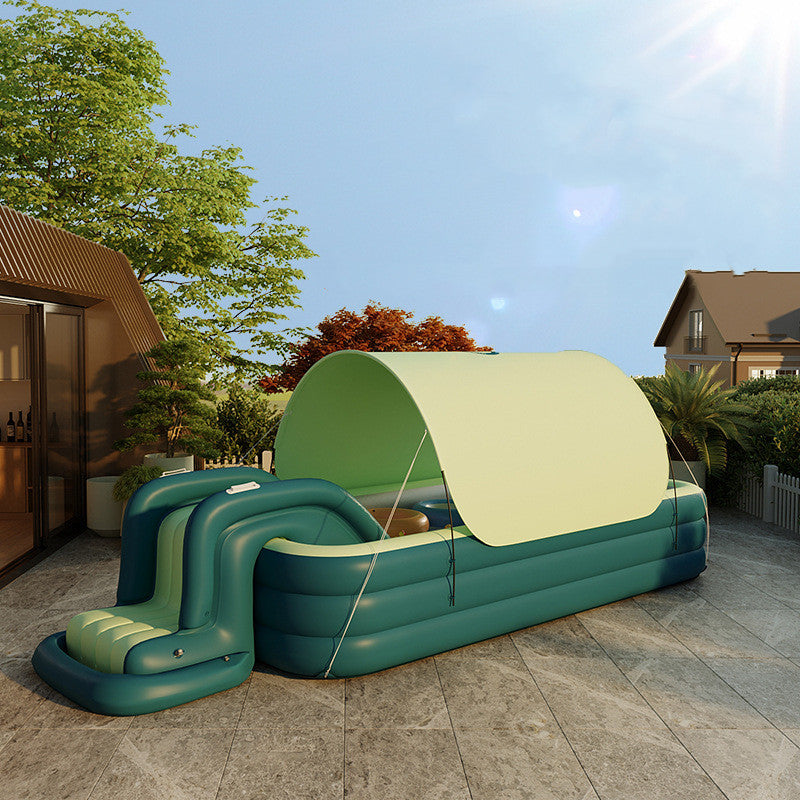 Automatic Shade Pool with Folding Bucket