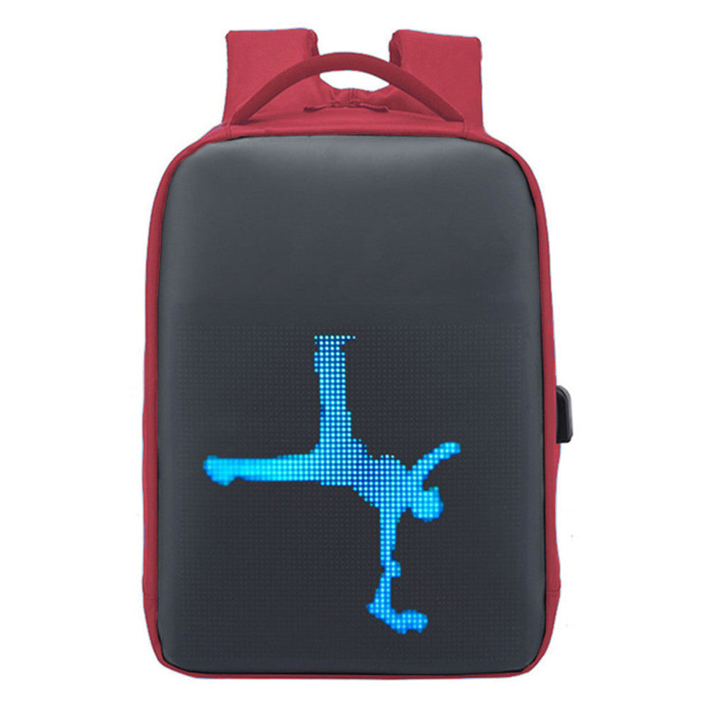 LED Display Waterproof Backpack