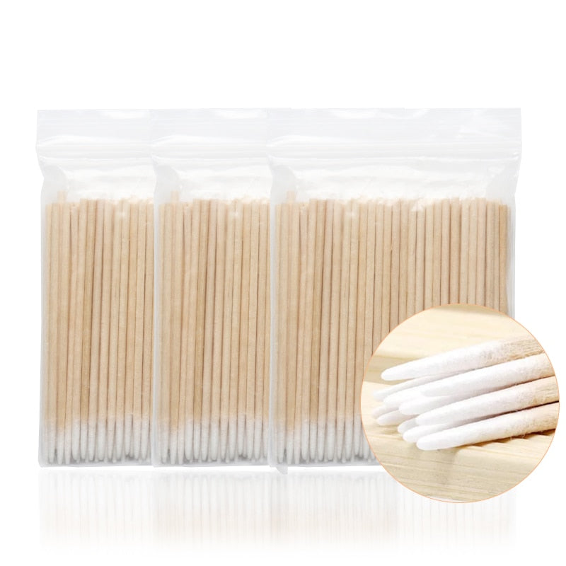 Disposable Cotton Swabs for Eyelash Extensions