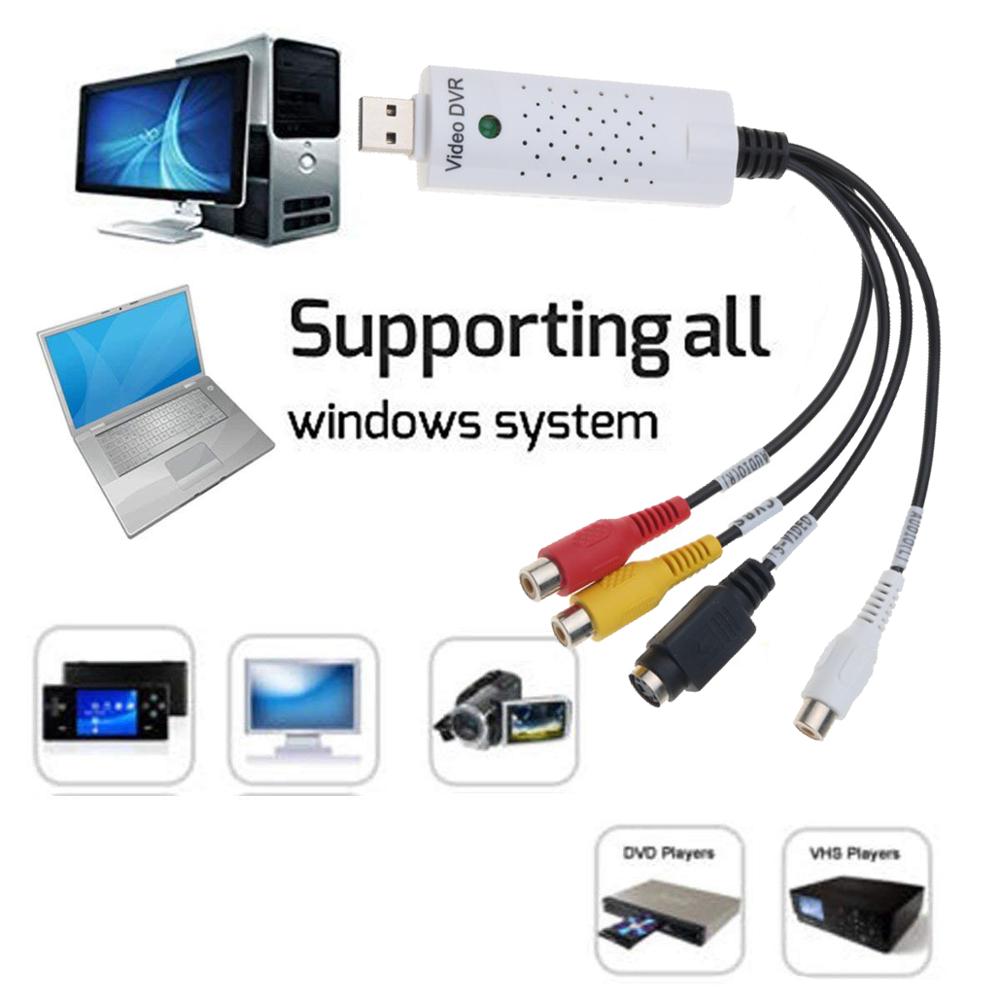 USB 2.0 to RCA Cable Adapter Converter