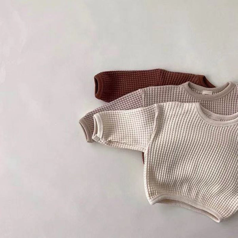 Baby Blouse Waffle Shirt