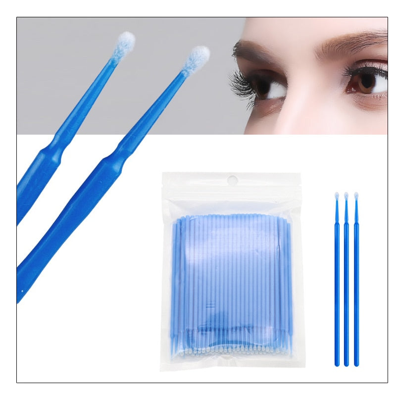 Disposable Eyelash Extension Cotton Swabs