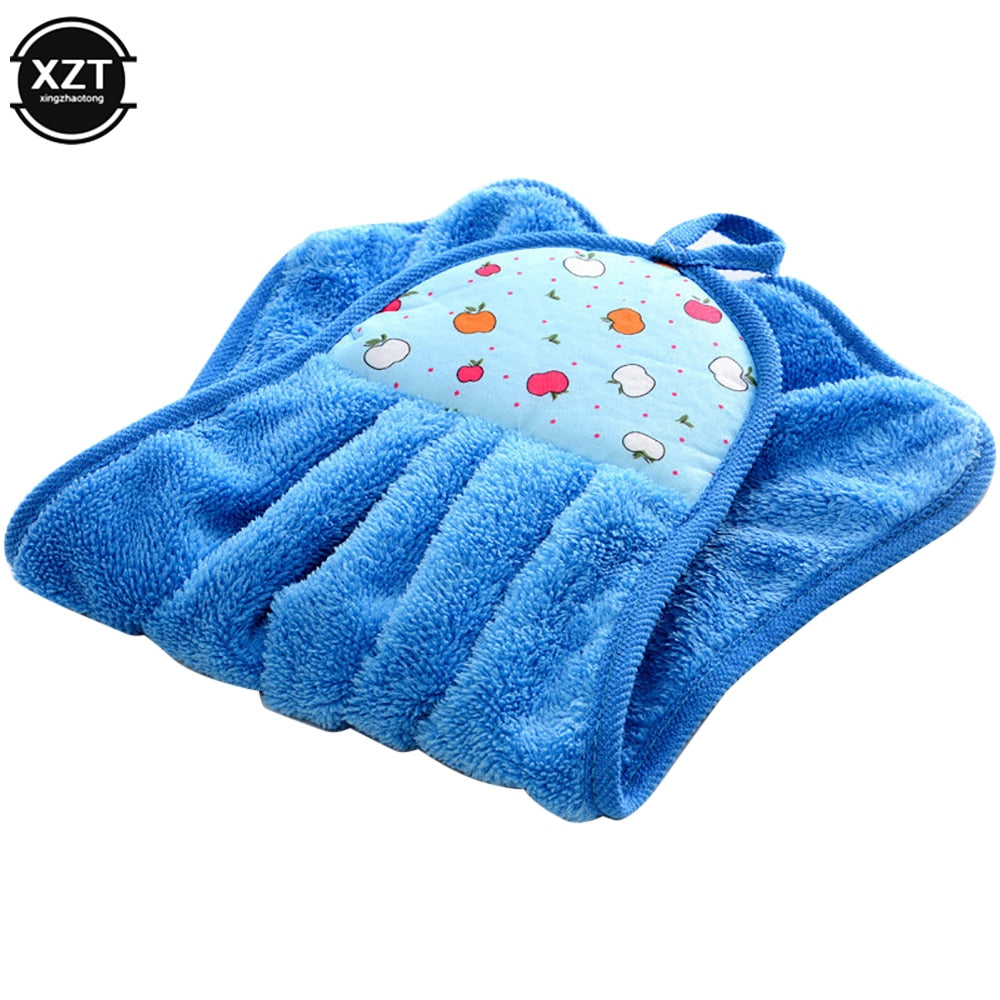 Coral Velvet Hand Towel