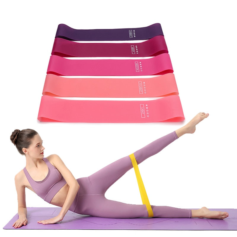 Rubber Resistance Bands for Fitness and Weight Training