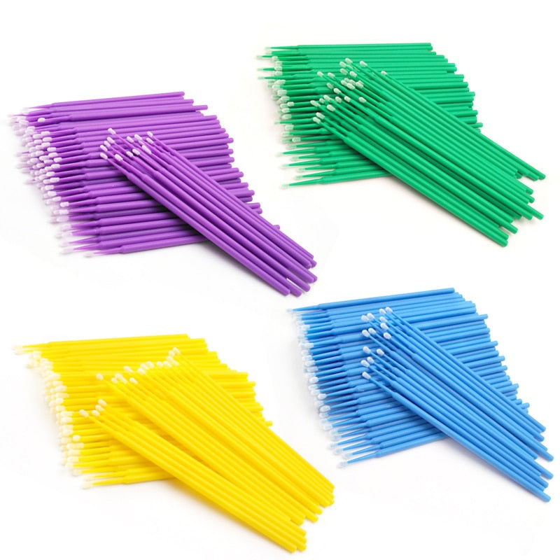 Disposable Eyelash Extension Cotton Swabs