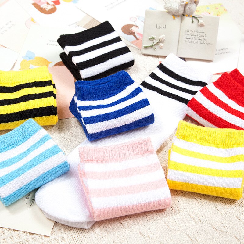 Football Striped Kids Knee High Socks