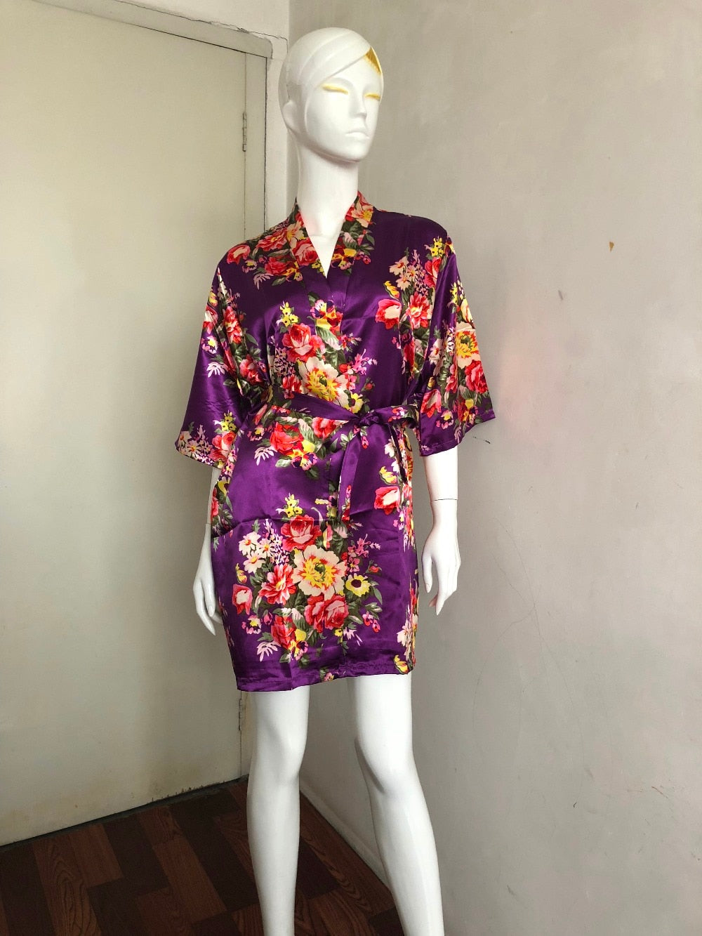 Silk Satin Robe for Women