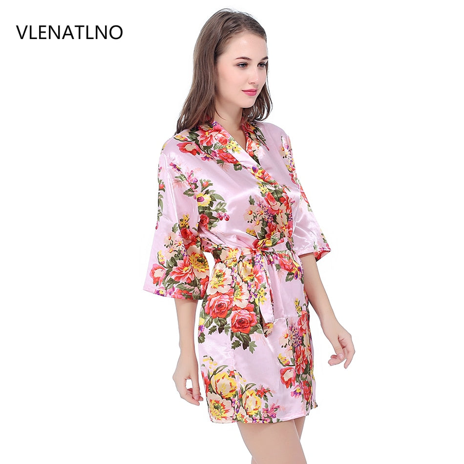 Silk Satin Robe for Women