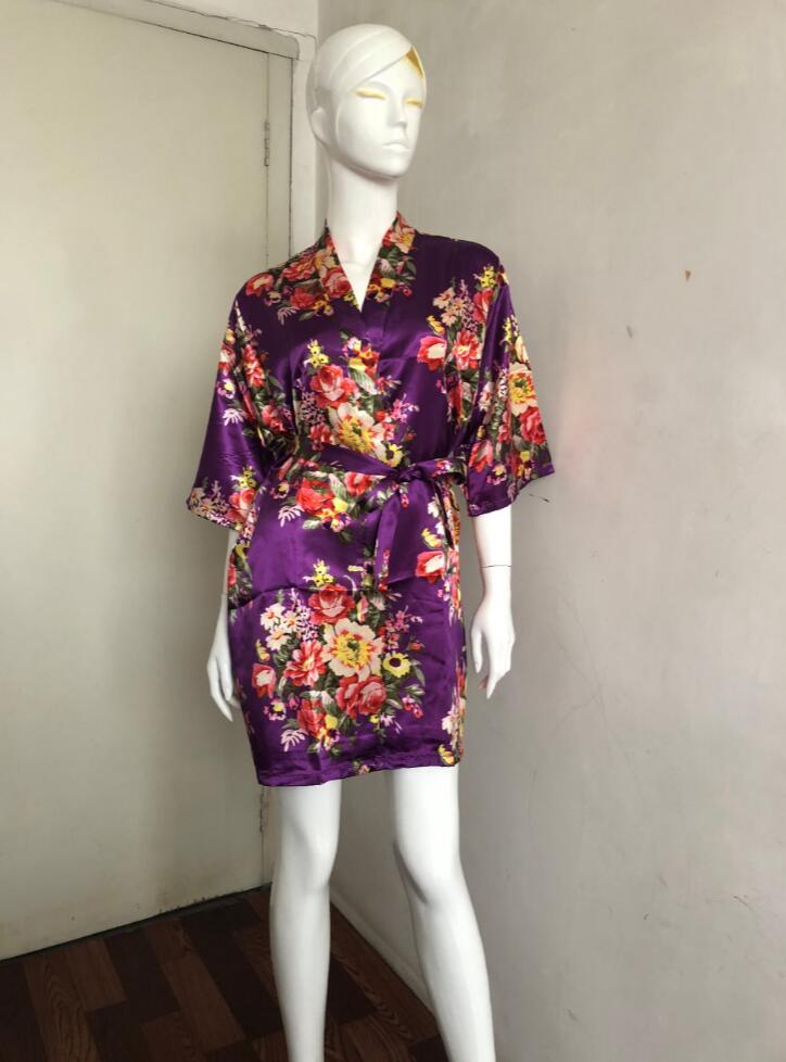 Silk Satin Robe for Women