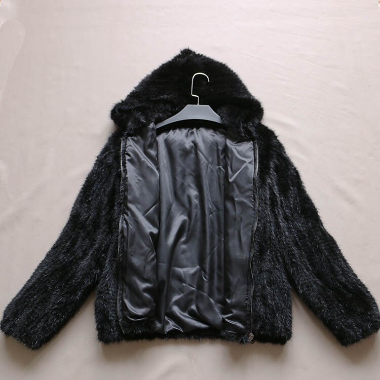 Mink Fur Knitted Coat for Women
