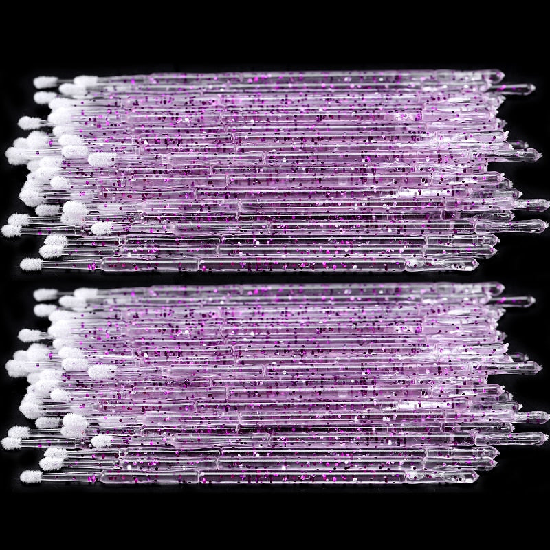 Disposable Eyelash Brushes and Swabs for Lash Extension Removal